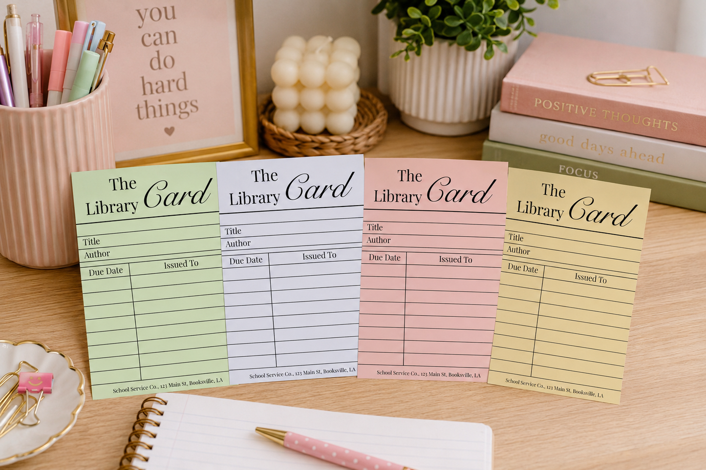 Library Card Set