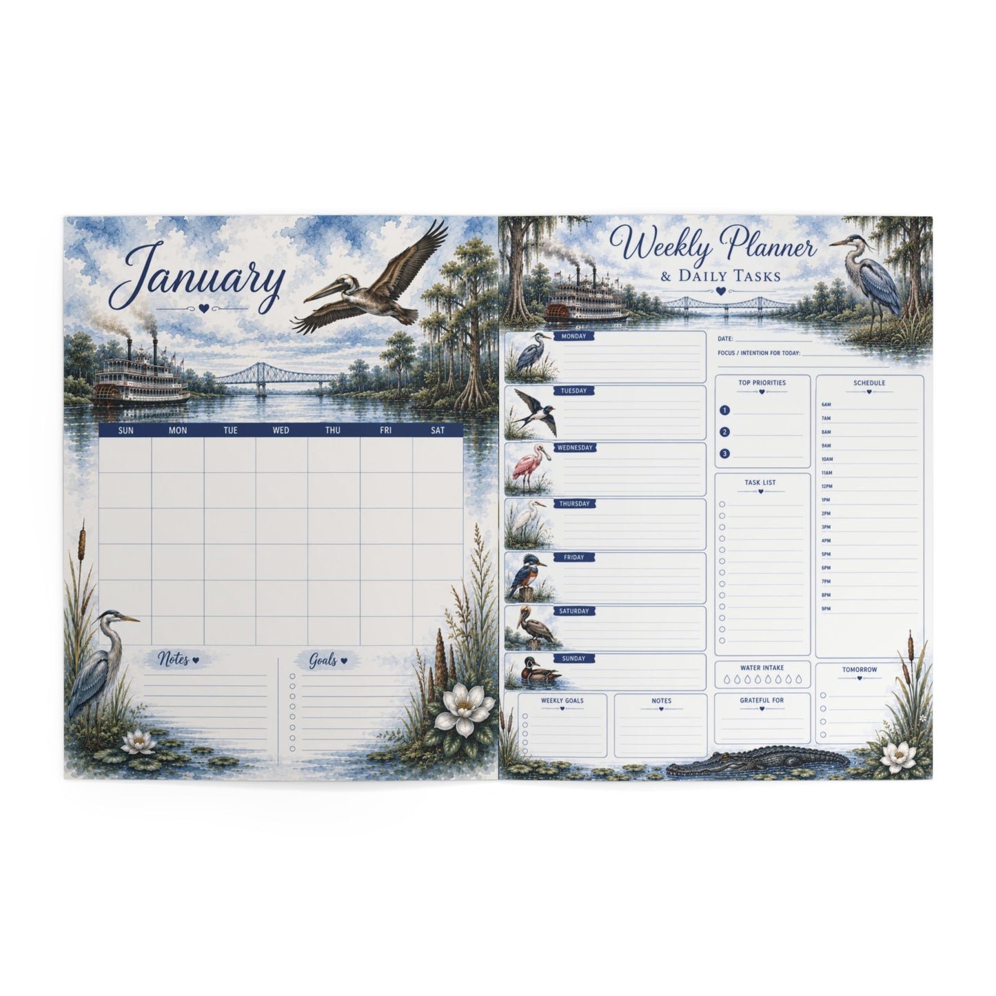 Southern Wildlife, Birds Planner
