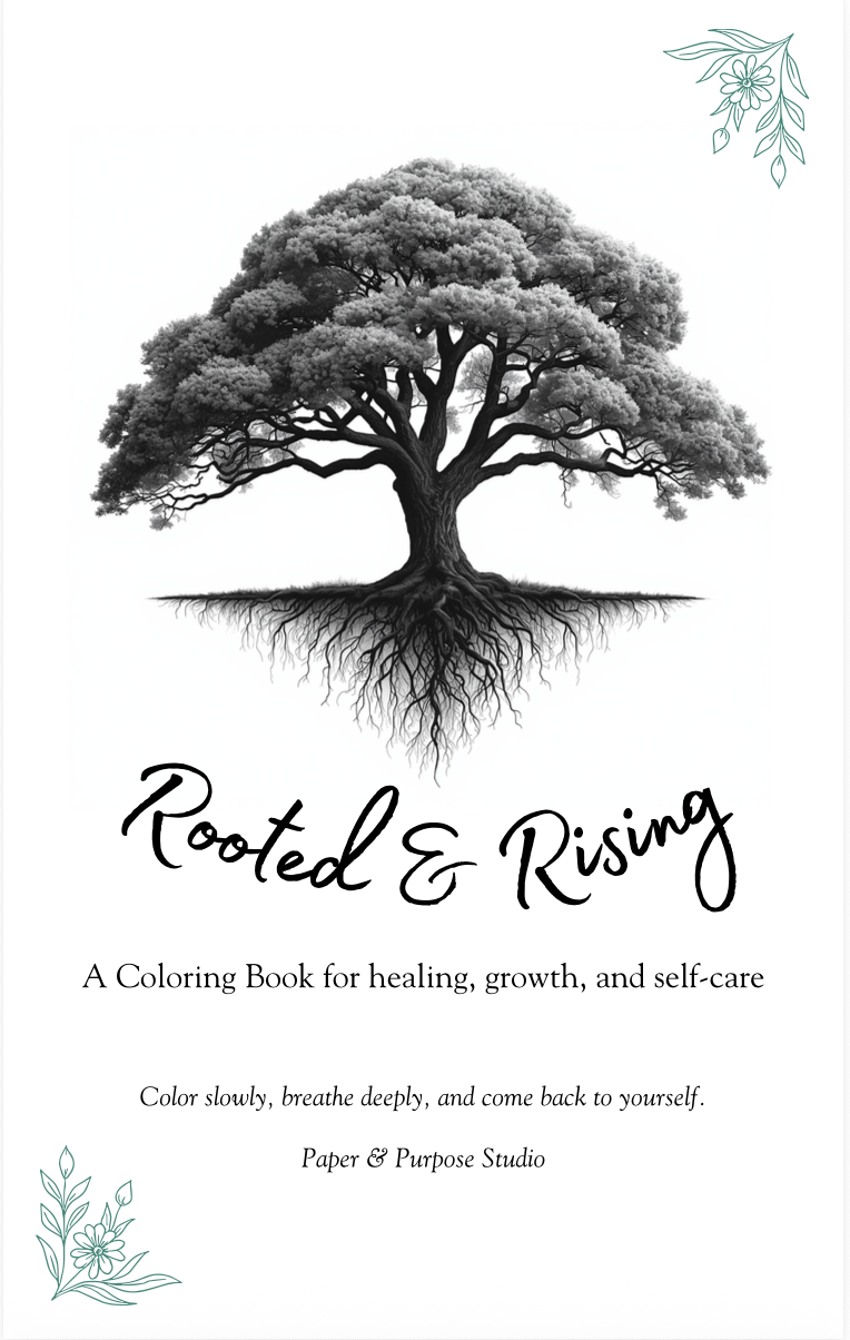 Rooted & Rising Digital Coloring Book