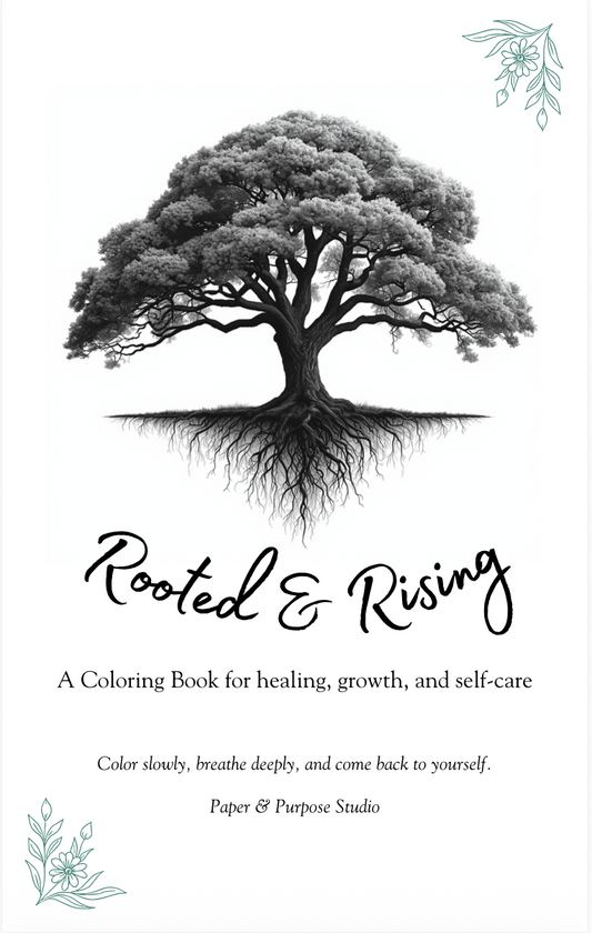 Rooted & Rising Digital Coloring Book