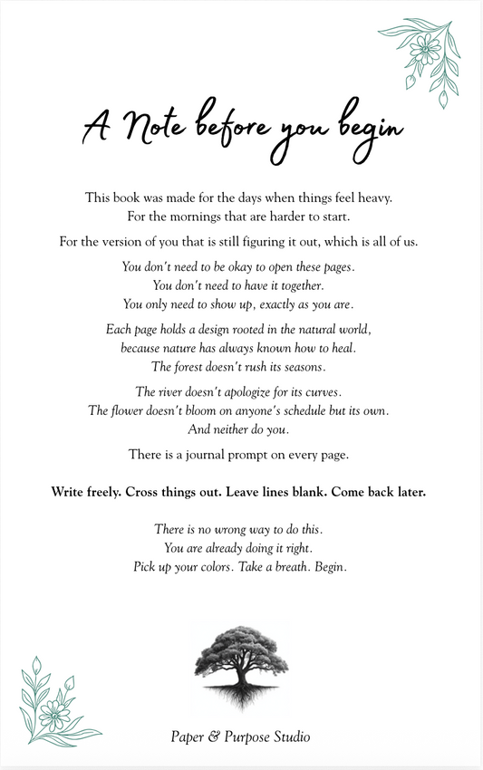 Rooted & Rising Digital Coloring Book