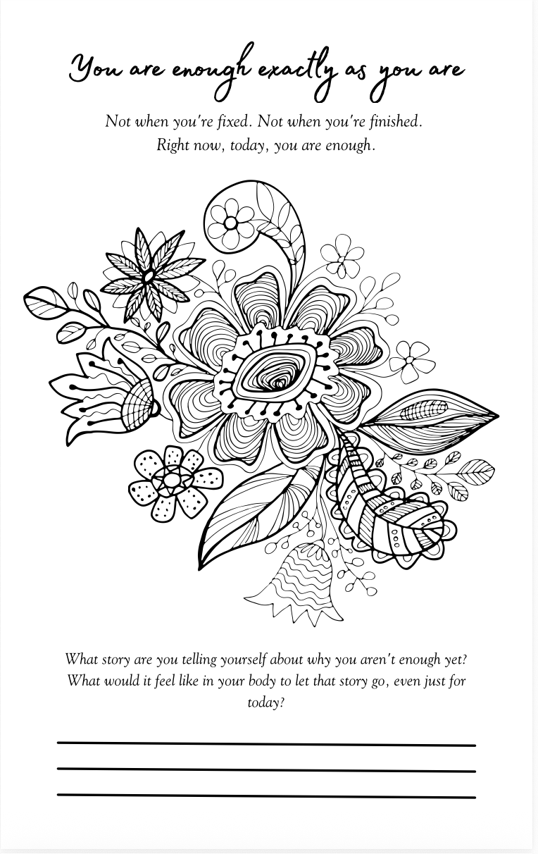 Rooted & Rising Digital Coloring Book